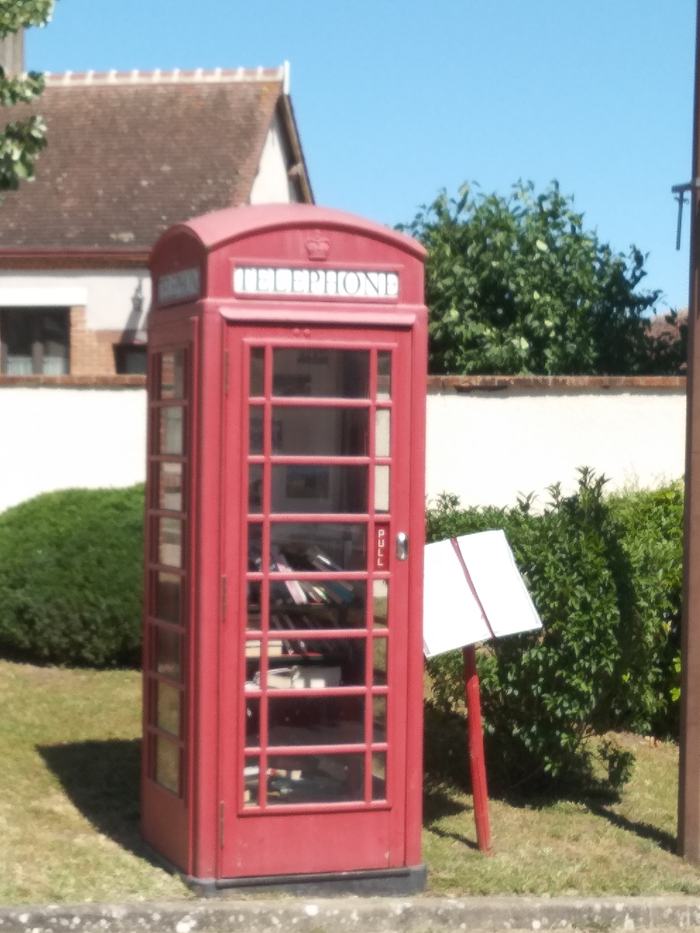 Photo de la boîte à livre (extérieur)