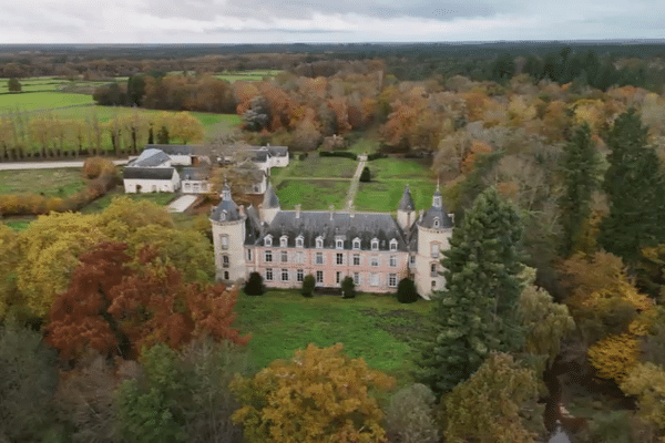 Château de Rère vue d'en haut